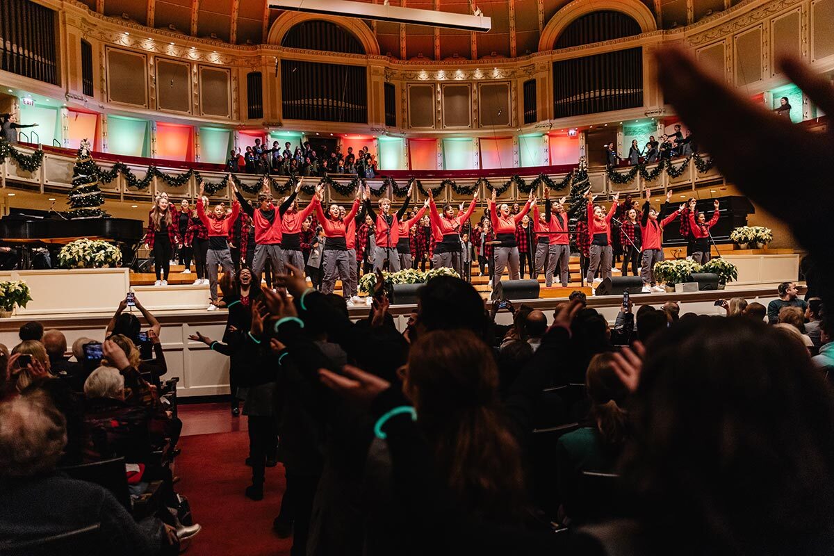 Winter glow program header